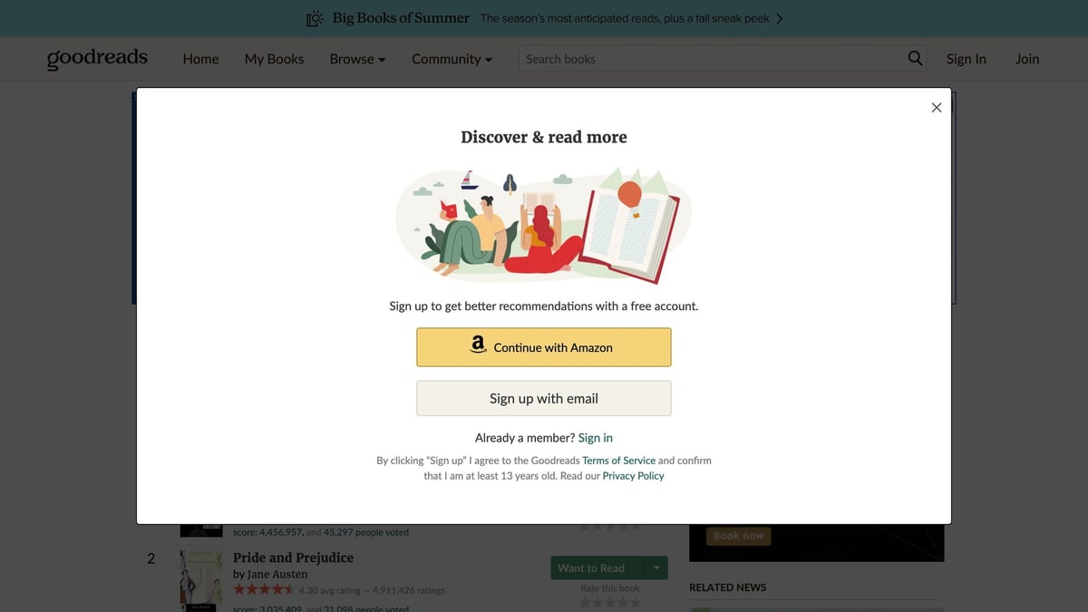 Goodreads Listopia page (we’ll scrape book rows + paginate)